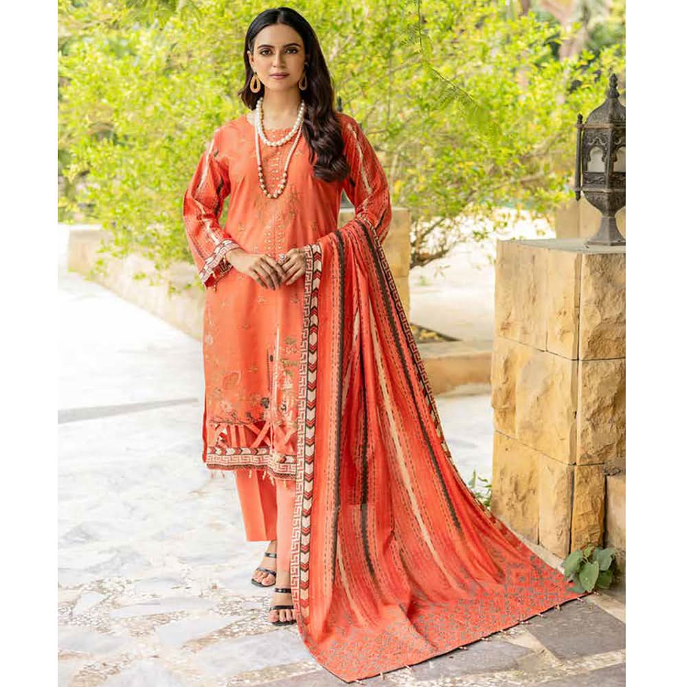 Schick Chambery Embroidered Un-stitched 3ps Suit - 7, Women, 3Pcs Shalwar Suit, MI Creation, Chase Value