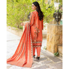 Schick Chambery Embroidered Un-stitched 3ps Suit - 7