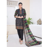 Laiba By SN Cloth Printed Unstitched 3 Pcs Suit - 9, Women, 3Pcs Shalwar Suit, SN Cloth, Chase Value