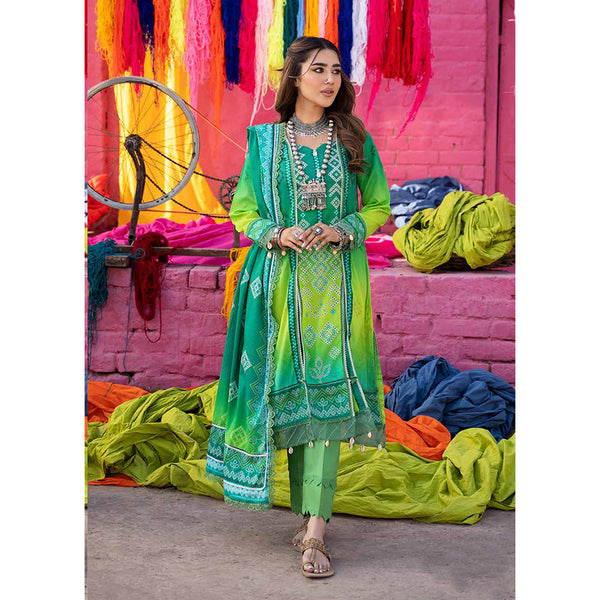 Monsoon Digital Printed Lawn Suit 3 Pes V-1 - 4, Women, 3Pcs Shalwar Suit, Al-Zohaib Textiles, Chase Value