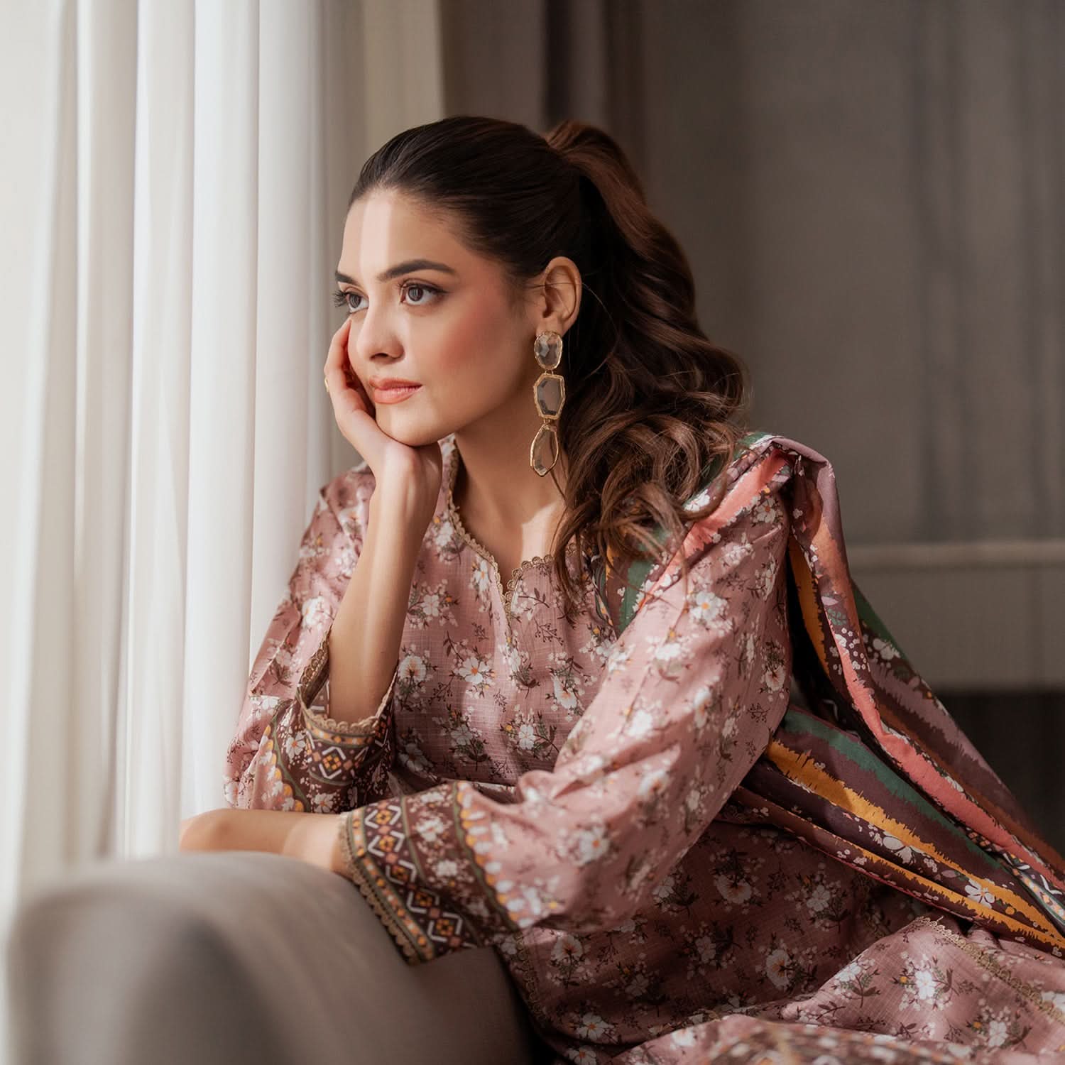 Salina Doriya Lawn By Regalia Unstitched 3 Pcs Suit - 8, Women, 3Pcs Shalwar Suit, Regalia Textiles, Chase Value