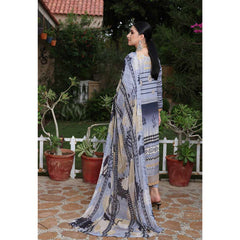 Schick Tulsi Chikankari Embroidered Un-stitched 3pcs Suit - 6