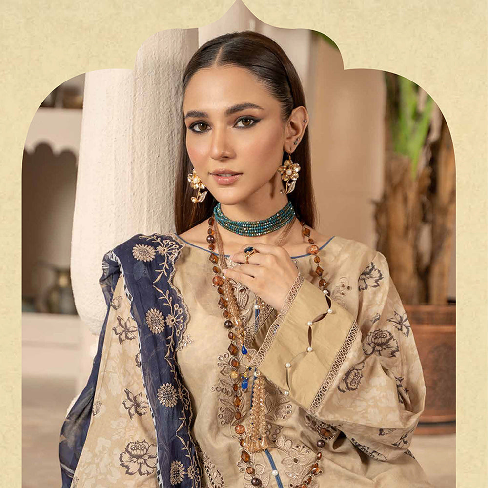 Sunshine Bloom By Al Zohaib Lawn Premium Unstitched 3 Pcs Suit - 9, Women, 3Pcs Shalwar Suit, Al-Zohaib Textiles, Chase Value