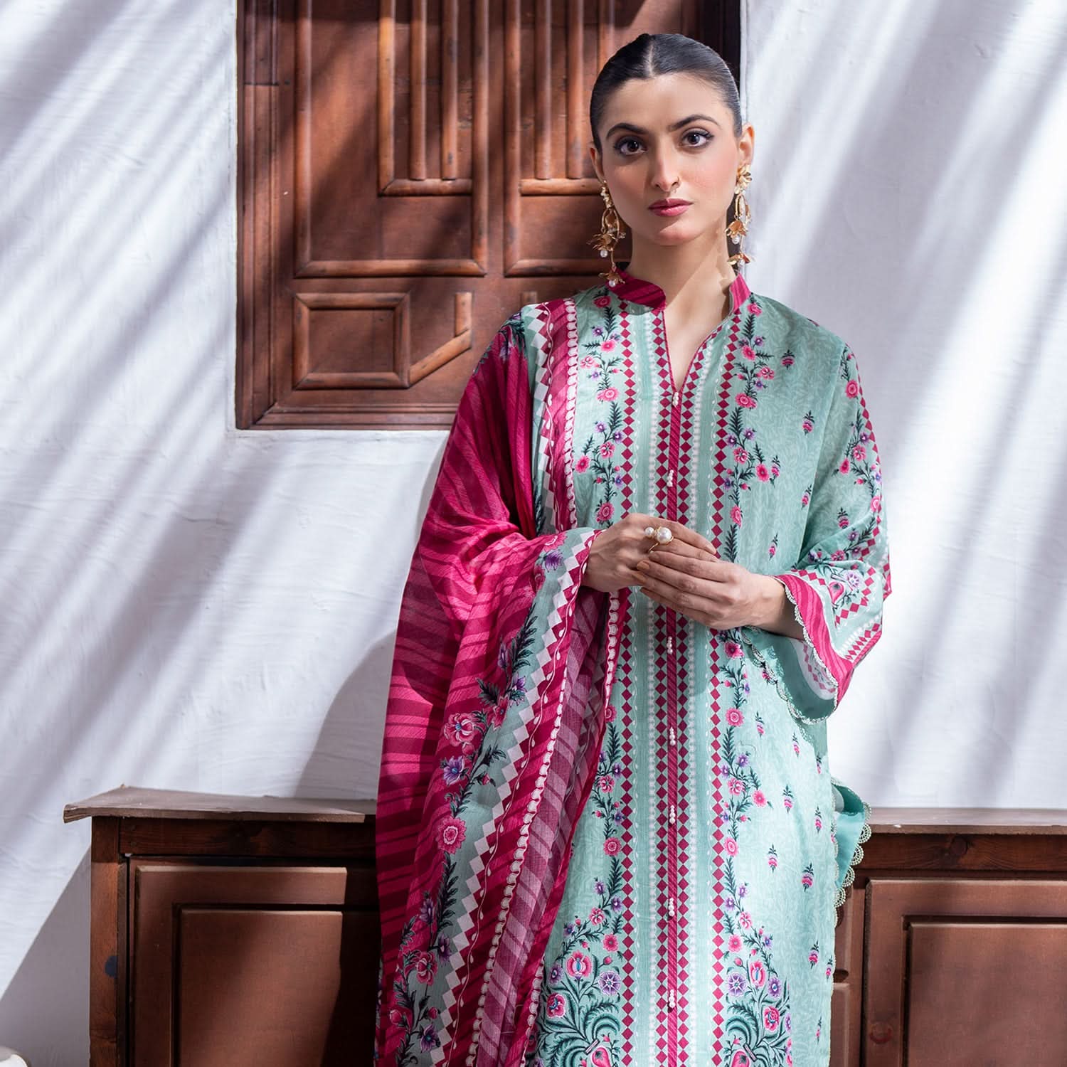 Salina By Regalia Lawn Printed Unstitched 3Pcs Suit V-4 - 9, Women, 3Pcs Shalwar Suit, Regalia Textiles, Chase Value