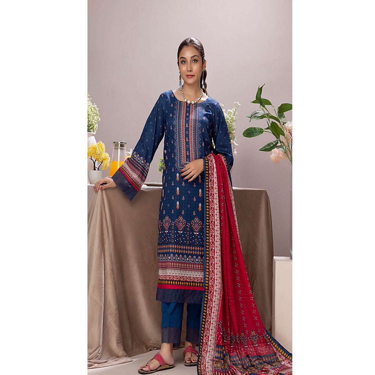 Salina Weaving Dobby By Regalia Printed Lawn Unstitched 3 Pcs Suit - 9, Women, 3Pcs Shalwar Suit, Regalia Textiles, Chase Value