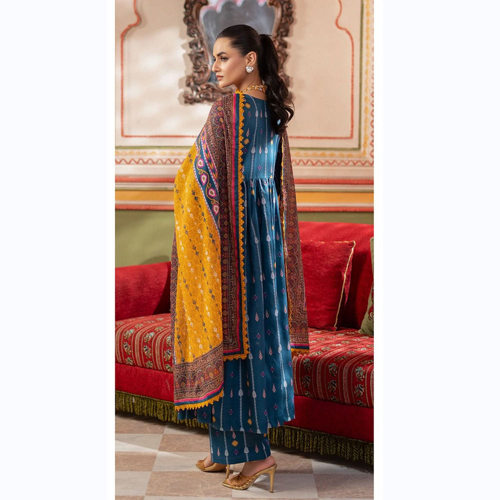 Colors Identic Separates By Al Zohaib Digital Printed 3 Pcs Suit - 9, Women, 3Pcs Shalwar Suit, Al-Zohaib Textiles, Chase Value