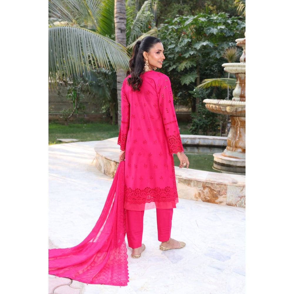 Summer Vibes By Dr. Haris Chikankari Lawn Unstitched 4 Pec Suit - 10, Women, 3Pcs Shalwar Suit, MI Creation, Chase Value