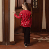 Eminent Girls Full Sleeves T-shirt - Samba Red, Girls T-Shirts, Eminent, Chase Value