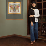 Eminent Women's Full Sleeves T-Shirt - White & Black, Women T-Shirts & Tops, Eminent, Chase Value