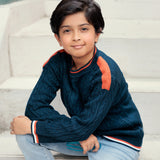 Eminent Boys Full Sleeve Sweater - Teal, Boys Sweaters, Eminent, Chase Value