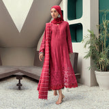 Eminent Women's Viscose Embroidered Unstitched Suit With Fancy Dupatta - Maroon, Women, 3Pcs Shalwar Suit, Eminent, Chase Value