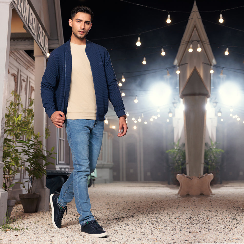 Eminent Men's Full Sleeves Jacket - Navy Blue, Men's Jackets & Hoodies, Eminent, Chase Value