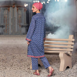 Eminent Women's Cambric Stitched 02 pcs Suit - Royal Blue, Women Shalwar Suits, Eminent, Chase Value