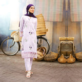 Women's Embroidered 2pcs Suit - Light Purple, Women Shalwar Suits, Chase Value, Chase Value