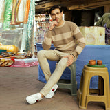 Eminent Men's Full Sleeve Sweaters - Beige, Men's Sweater & Sweat Shirts, Eminent, Chase Value