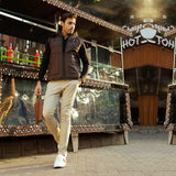 Men's Casual Cotton Pant - Khaki, Men's Formal Pants, Chase Value, Chase Value