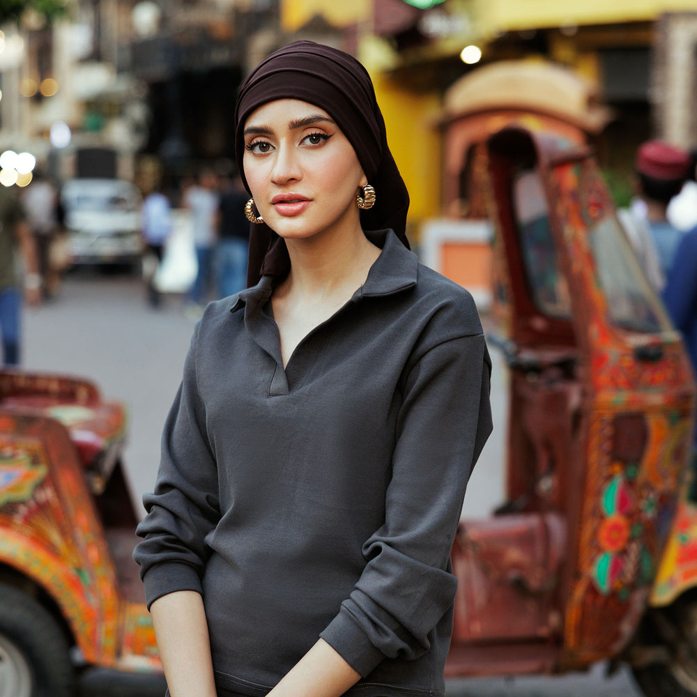 Women’s Grey Knitted Co-Ord Set – Lounge Wear Two-Piece, Women Co-Ord Set, Chase Value, Chase Value