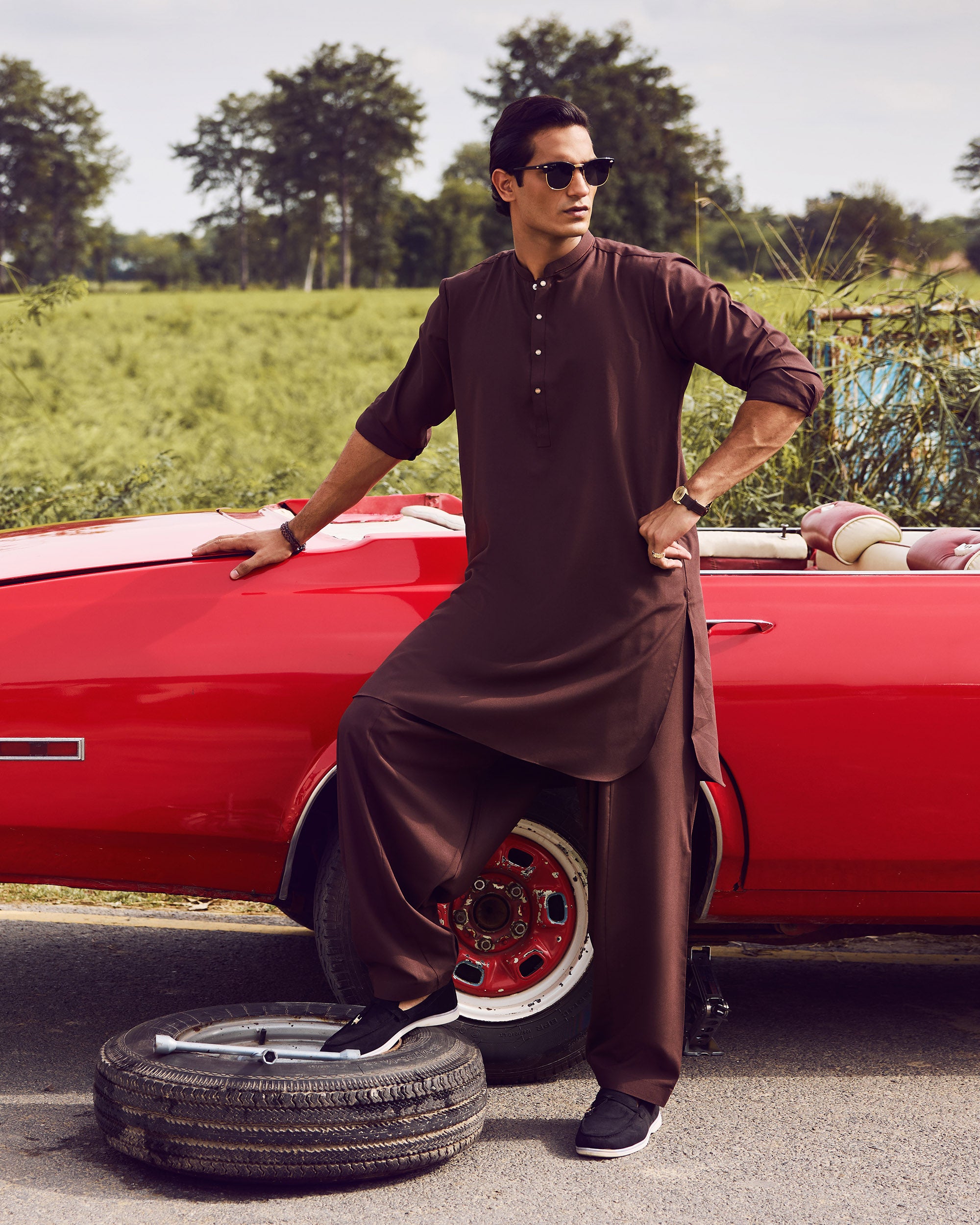 Eminent Men Embroidered Shalwar Suit