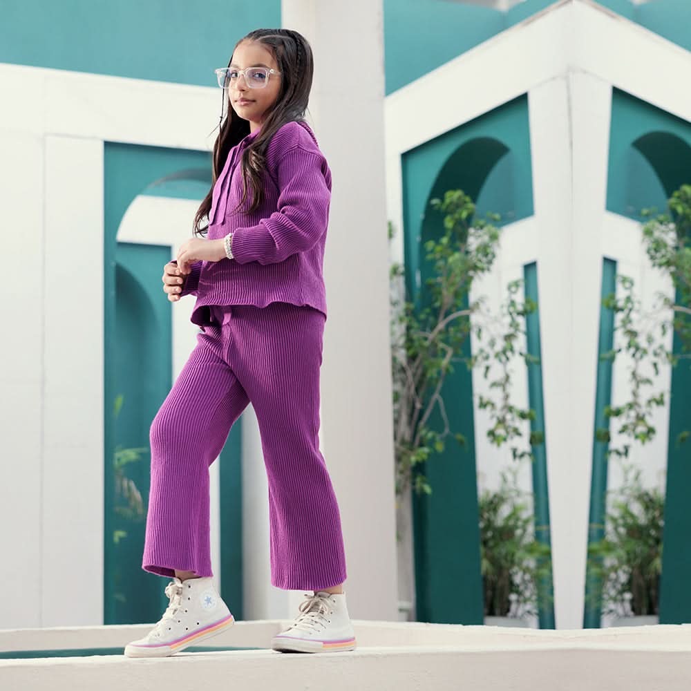 Eminent Girls Co-Ord Set - Purple, Girls Suits, Chase Value, Chase Value