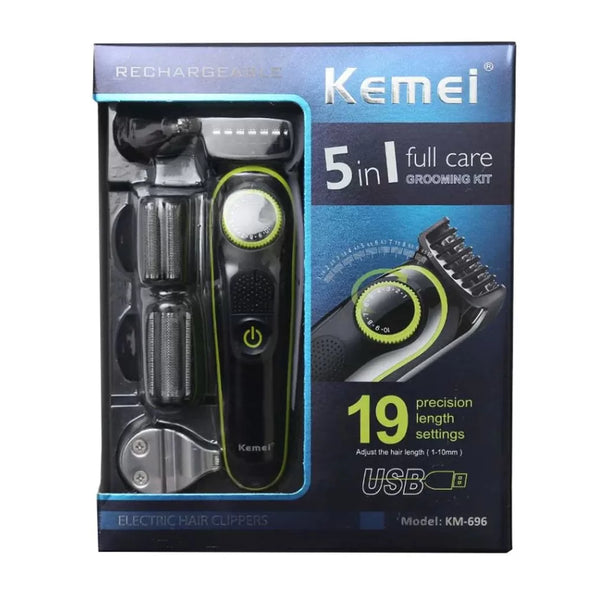 Kemei 5 in 1 Grooming Kit KM-696, Shaver & Trimmers, Kemei, Chase Value