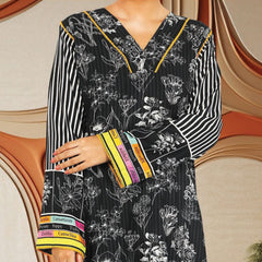 Eminent Linen Dobby Printed Kurti - 1