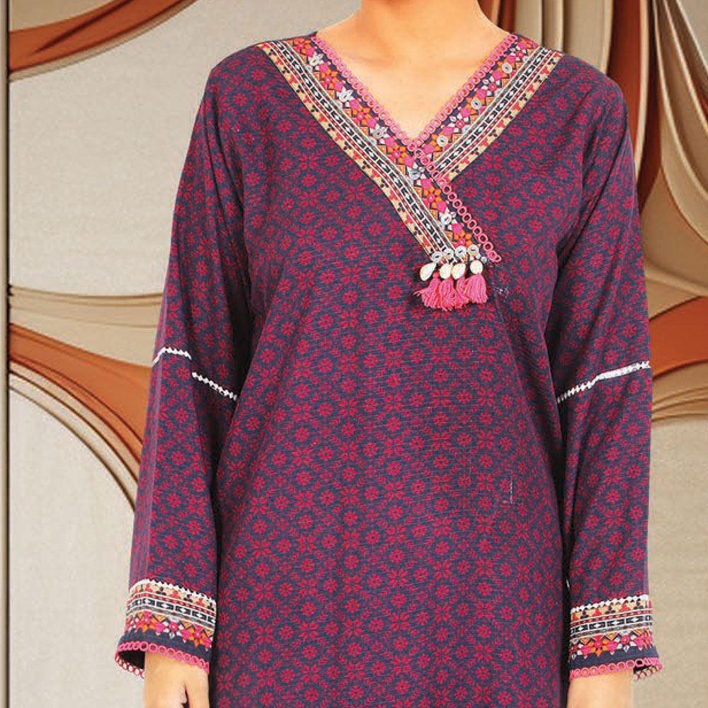 Eminent Linen Dobby Printed Kurti - 3, Women, Unstitched Kurti, Eminent, Chase Value