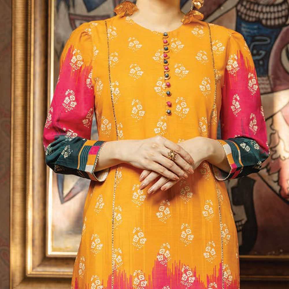 Eminent Linen Dobby Printed Kurti - 6, Women, Unstitched Kurti, Eminent, Chase Value