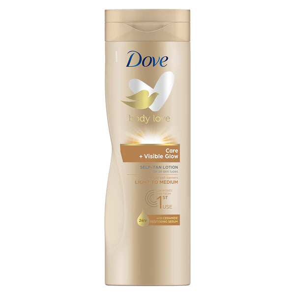 Dove Body Lotion Self Tan 400ml, Creams & Lotions, Dove, Chase Value