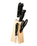Knife Set 7 Pcs, Knives & Cutting Board, Chase Value, Chase Value