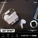 Ronin Earbud Snap R-7070 - White, Airbuds, Ronin, Chase Value