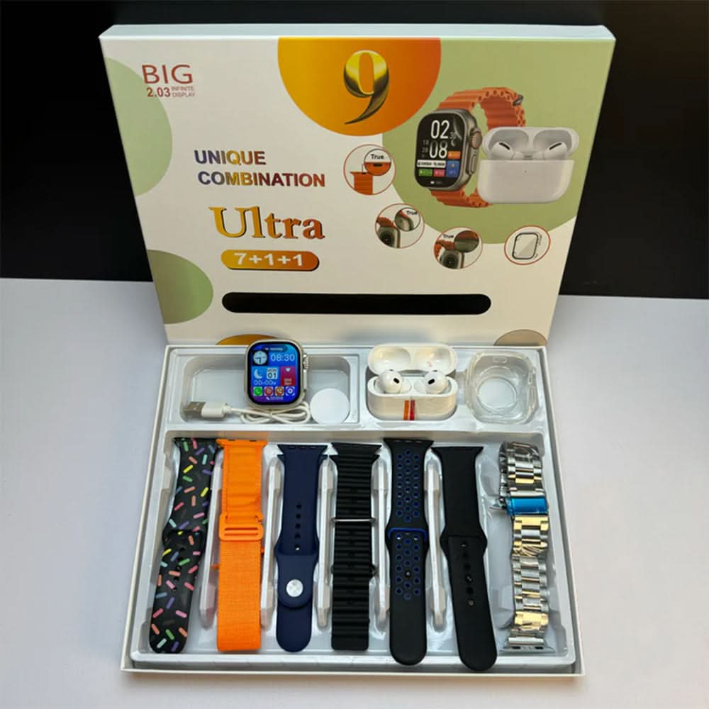 Ultra 9 Watch 7 in 1 With pod49MM Smartwatch, Smart Watches, Chase Value, Chase Value