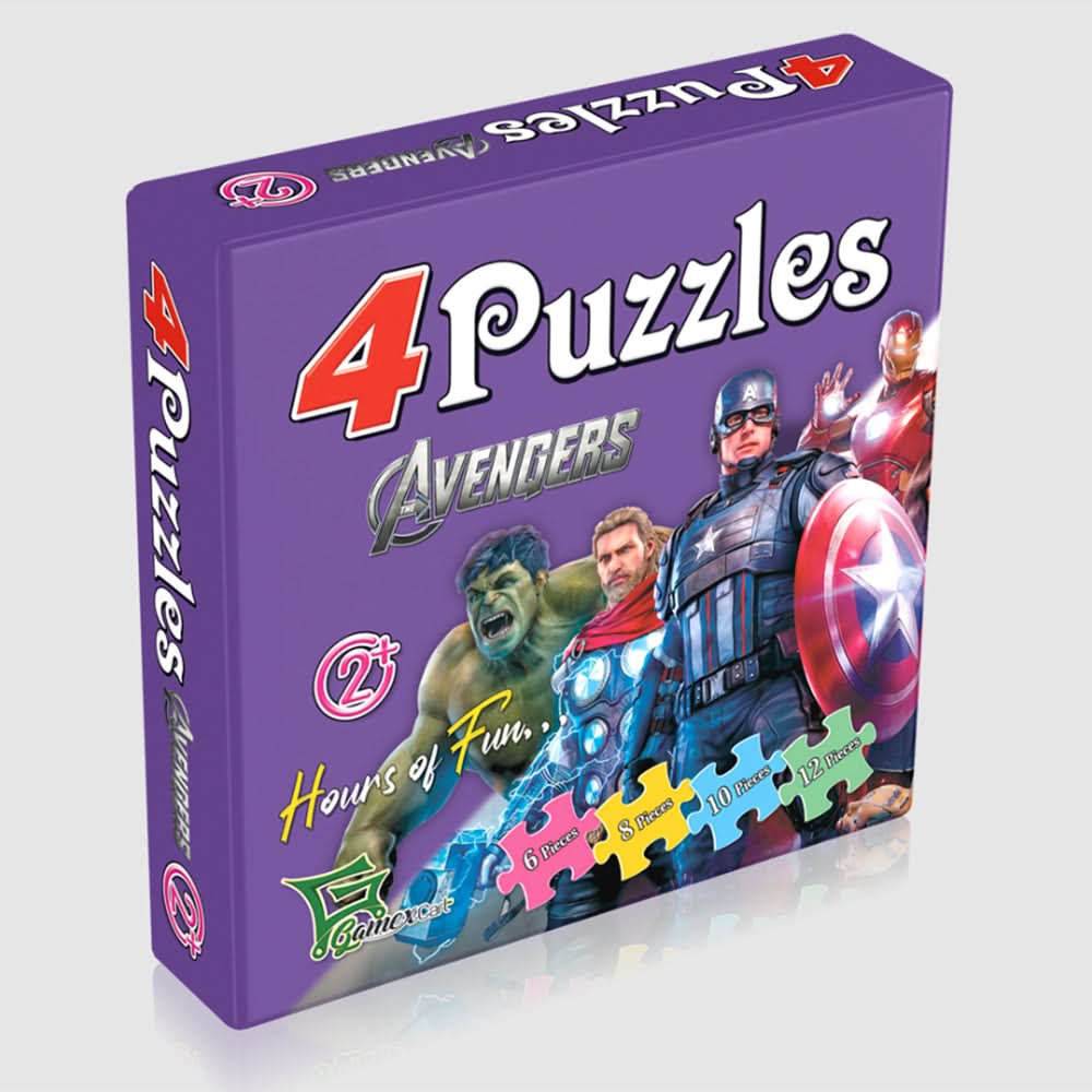4 Pcs Puzzle Game, Board Games & Puzzles, Chase Value, Chase Value