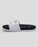 Sneakers Modern Comfort Slider For Men - White, Men's Slippers, Chase Value, Chase Value