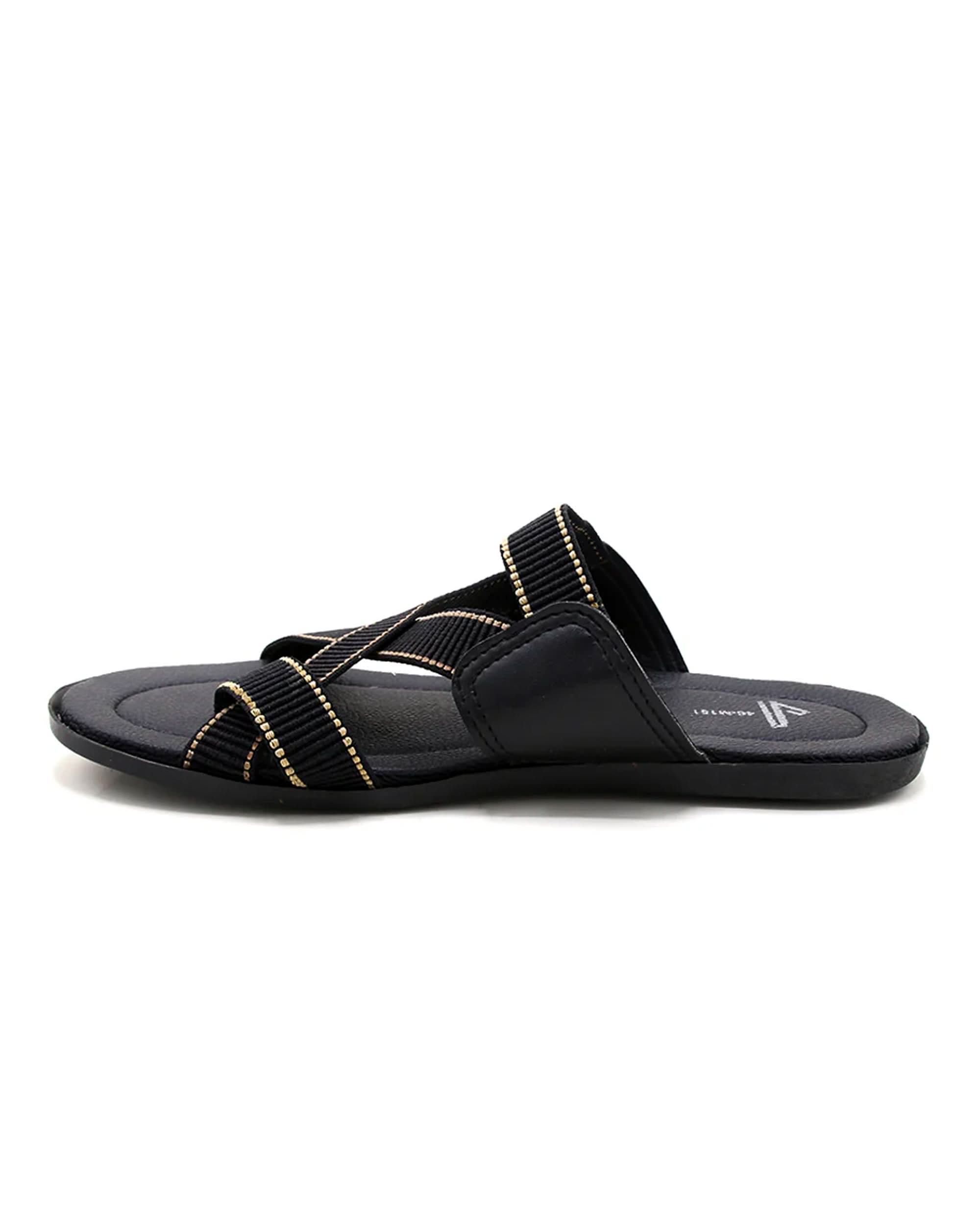 Men's Slipper - Black, Men's Slippers, Chase Value, Chase Value