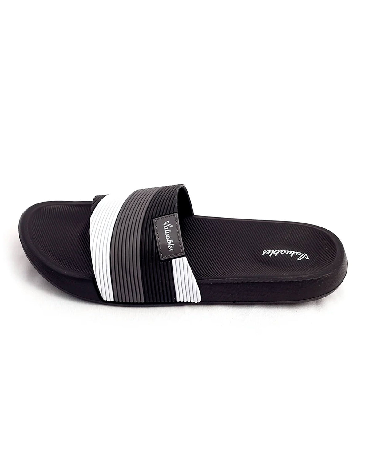 Valuable Open-toe Men's Slider - Black, Men's Slippers, Chase Value, Chase Value