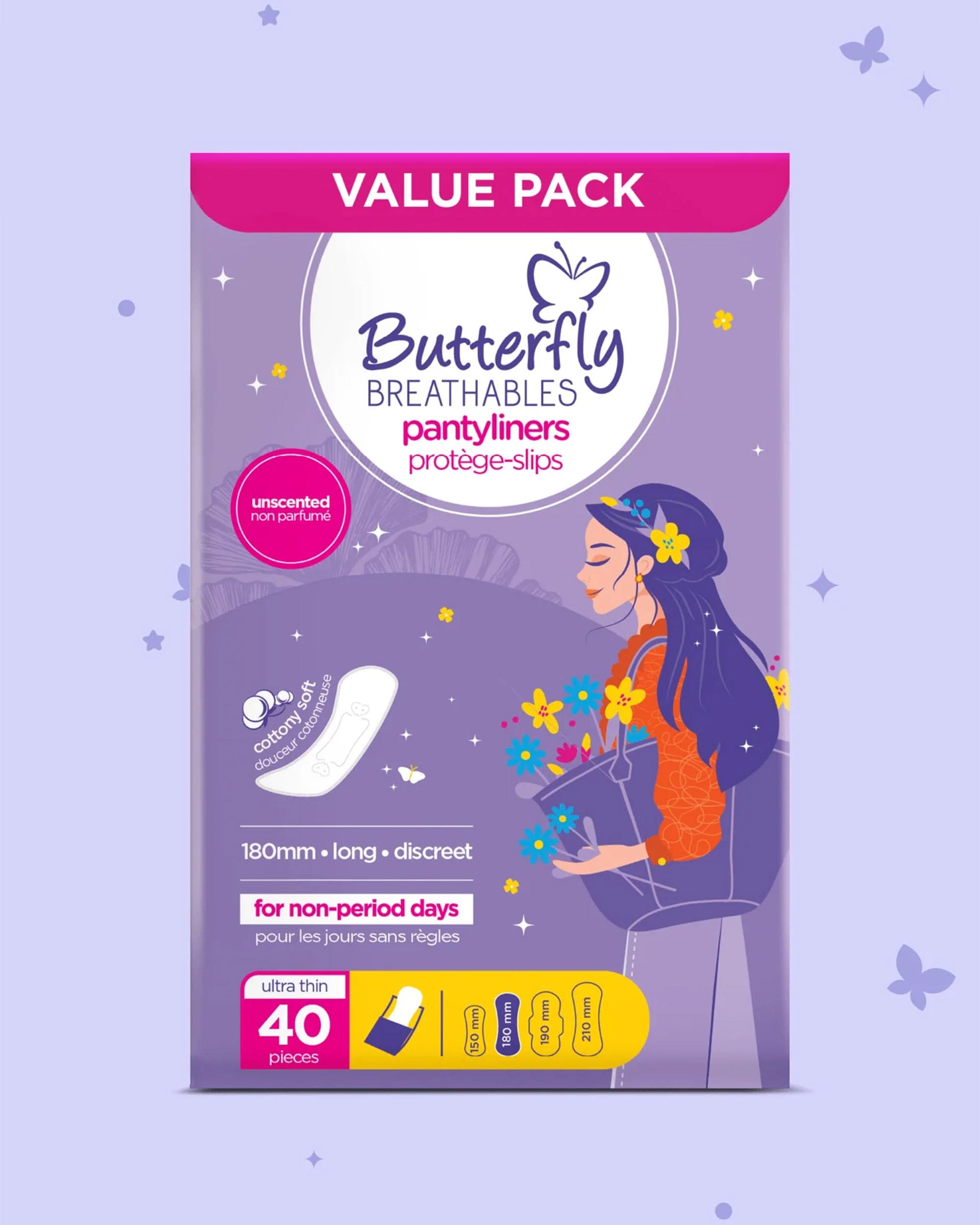 Butterfly Pads Maxi 12Pcs, Sanitory Napkins, Butterfly, Chase Value