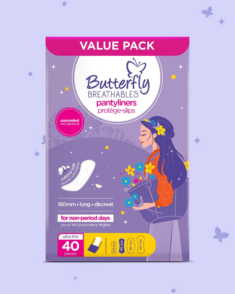 Butterfly Pads Maxi 12Pcs, Sanitory Napkins, Butterfly, Chase Value