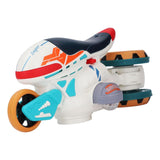 Battery Operated  Drift Motor With Light & Music - White, Non-Remote Control, Chase Value, Chase Value