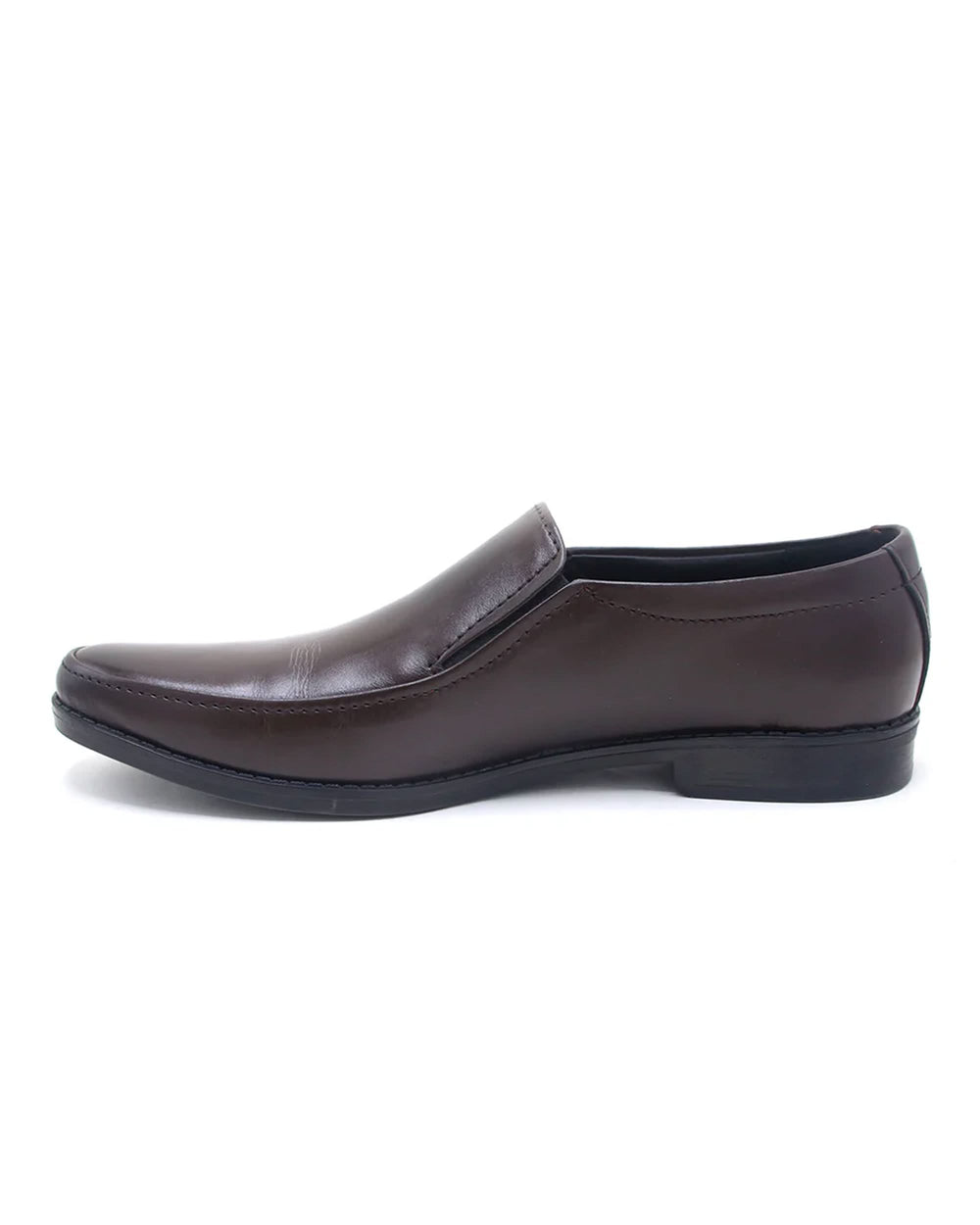 Eminent Comfortable Slip-On Leather Moccasins - Coffee, Men's Formal Shoes, Eminent, Chase Value