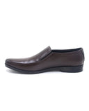 Eminent Comfortable Slip-On Leather Moccasins - Coffee, Men's Formal Shoes, Eminent, Chase Value