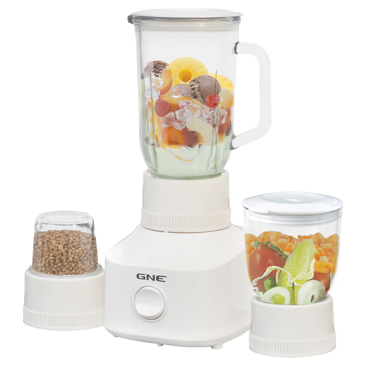 Gaba National 3IN1 Blender and Grinder GN-8224, Juicer Blender & Mixer, GNE, Chase Value
