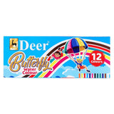 Deer Water Color Butter Fly Pack of 12 - Multi Color, Pencil Boxes & Stationery Sets, Deer, Chase Value