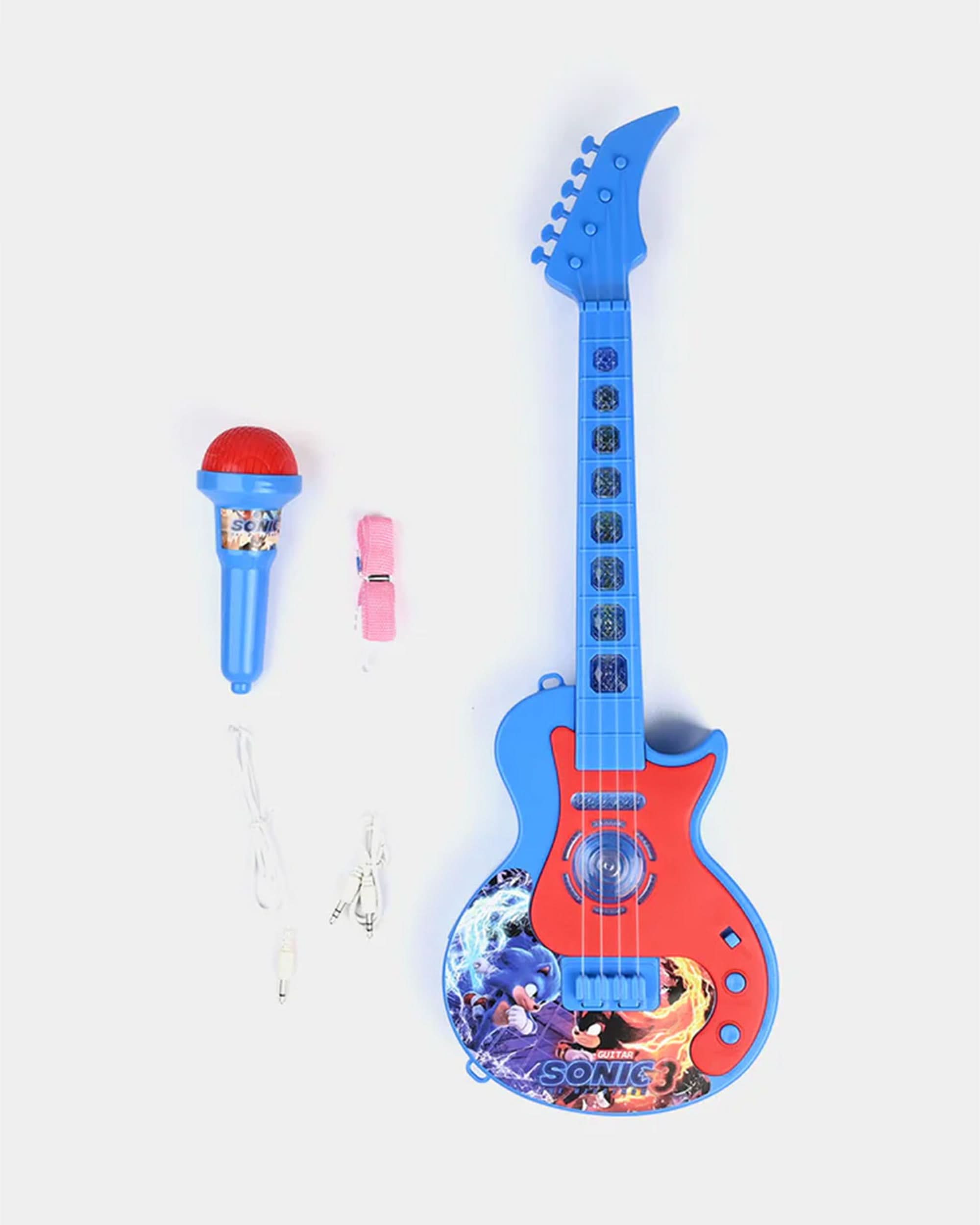 Guitar With Microphone With Light & Music, Musical Toys, Chase Value, Chase Value