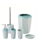 Plastic Bath Set- 6 Pcs
