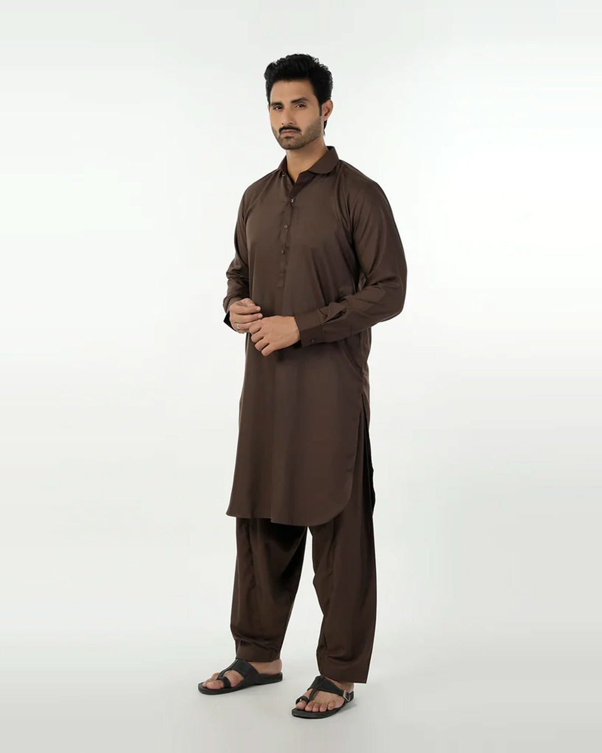 Eminent Men's Kameez Shalwar Suit - Brown, Men's Shalwar Kameez, Eminent, Chase Value