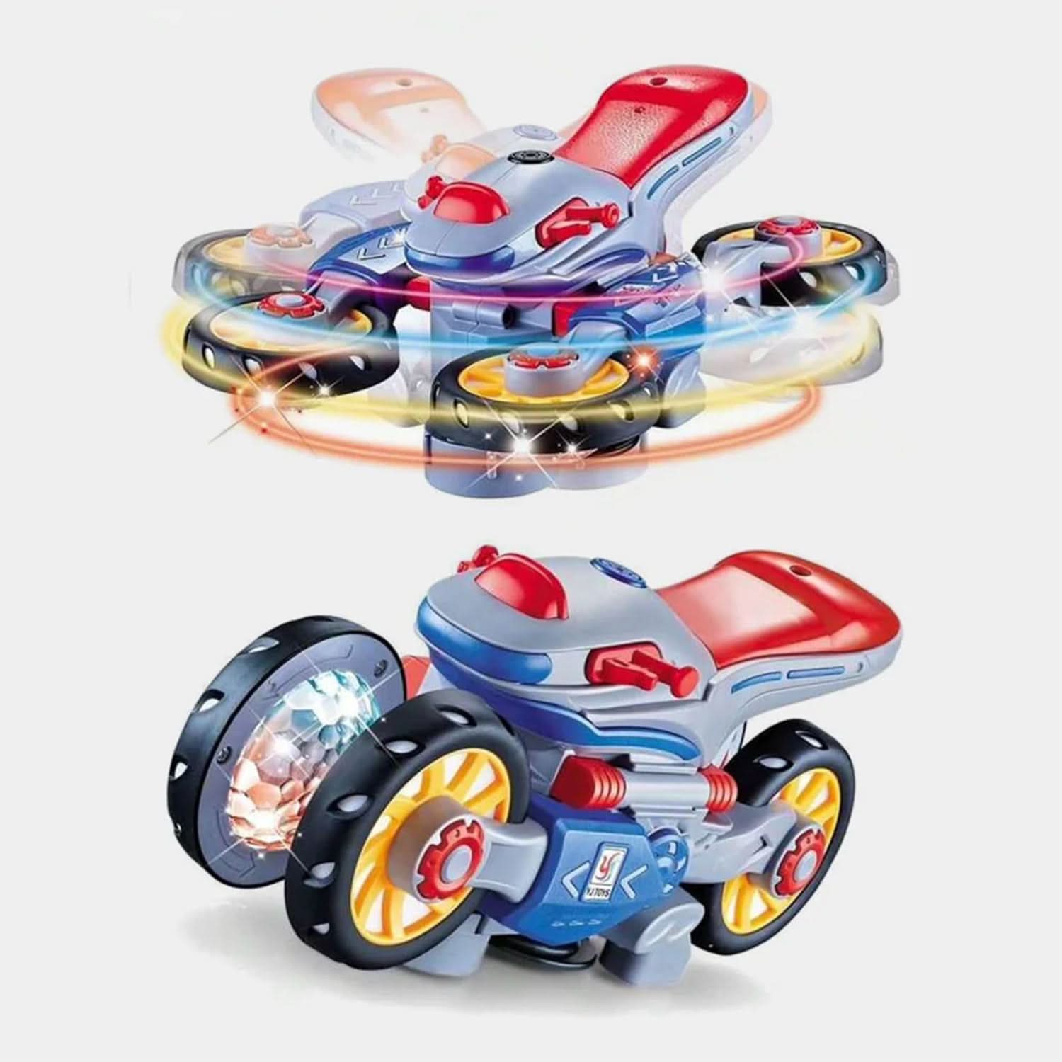 Battery Operated  Motor With Light & Music - Grey, Non-Remote Control, Chase Value, Chase Value