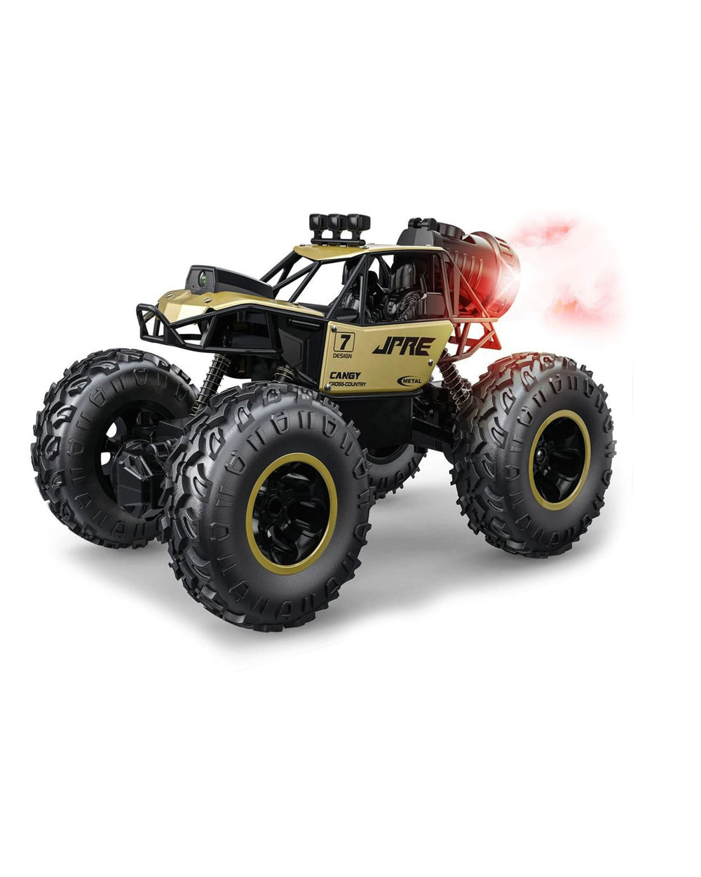 Remote Control METAL JEEP BIG WHEEL 1:18 2.4GHz With SPRAY & LIGHT, Remote Control, Chase Value, Chase Value