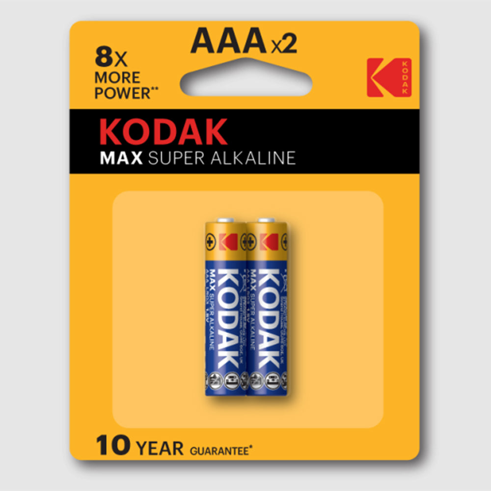 Kodak Max AAAx2 (2p Pack) - Multi Color, Charging Accessories, Kodak, Chase Value
