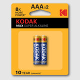 Kodak Max AAAx2 (2p Pack) - Multi Color, Charging Accessories, Kodak, Chase Value