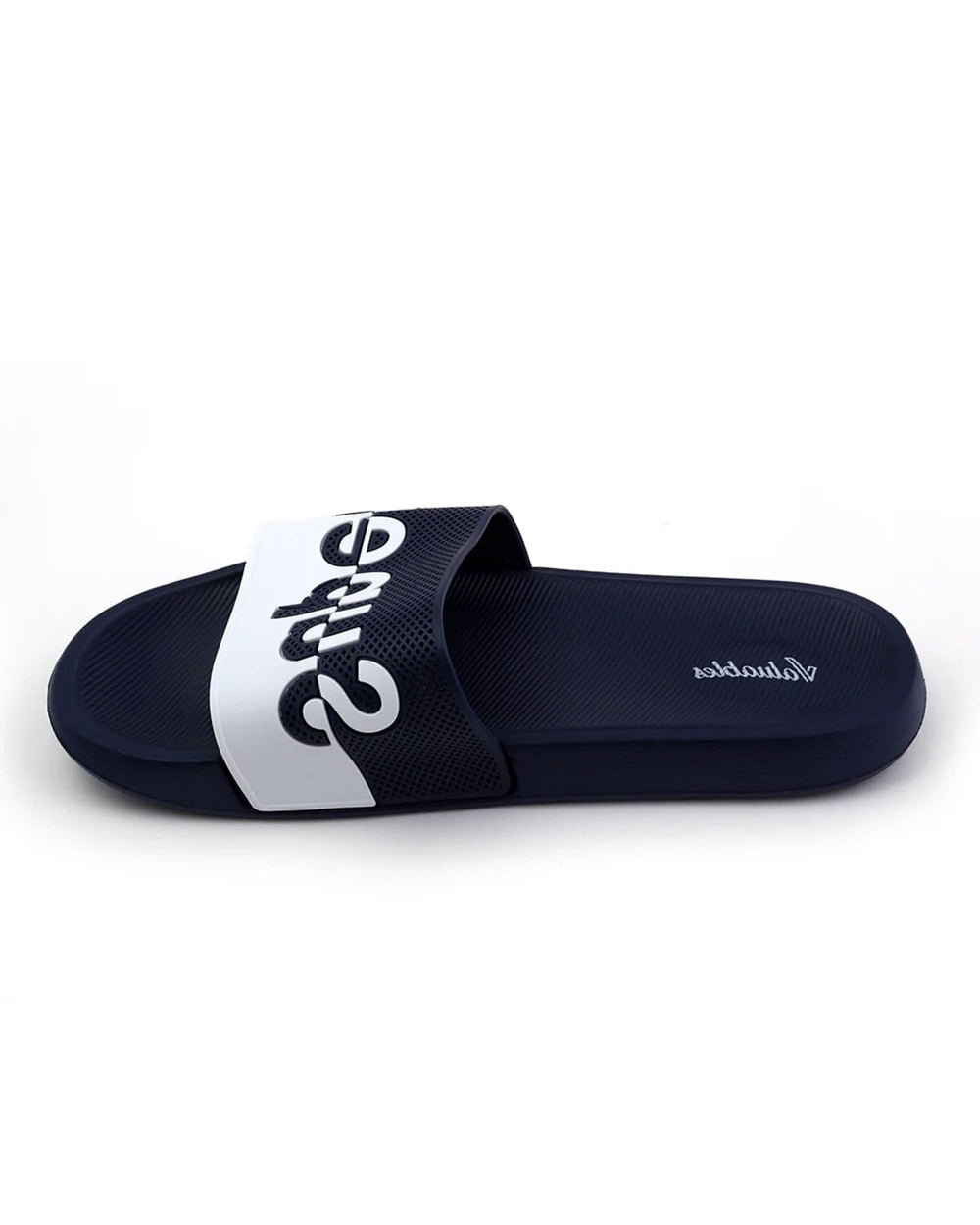 Valuable Open-toe Men's Slider - Navy Blue, Men's Slippers, Chase Value, Chase Value